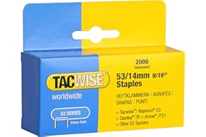 Tacwise 0338 Punti Galvanizzati, Tipo 53/14 mm, Confezione da 2000