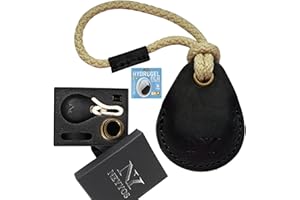 NY NEYYOS NEYYOS® - Airtag Anhänger aus Echtem Leder, Air Tag Tracker, Hülle Tragbar & Schlüsselanhänger, Schutzhülle Schlüsselfinder, Holder, Keychain Halter Case für Schlusselbund