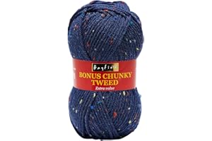 Sirdar Hayfield Bonus Chunky Tweed, Indigo (107), 100g