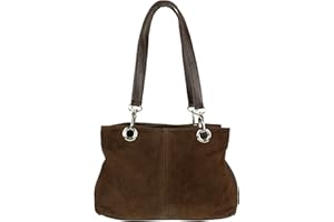 Girly Handbags Womens Italian Suede Leather Shoulder Bag