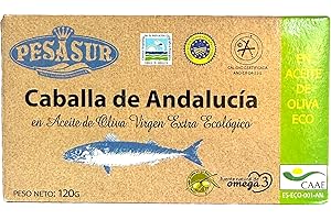 Soldimar Pesasur Mackerel Fillets in Organic Extra Virgin Olive Oil (Pack of 5)
