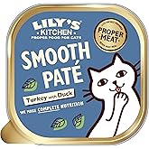 Lily's Kitchen Natural Adult Wet Paté Cat Food Tray Poultry Pie Grain-Free Recipe (19 Trays x 85g)