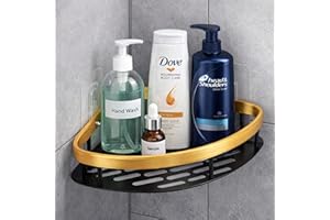 JIALTO 1 PCS Bathroom Shelf for Wall | Bathroom Organizer Without Drill | Self Adhesive Corner Shelf for Bathroom Or Washroom Organizer - Bathroom Acc