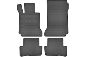 MOTOHOBBY Gumowe dywaniki samochodowe dedykowane do Mercedes-Benz klasy C W204 (2007-2014)