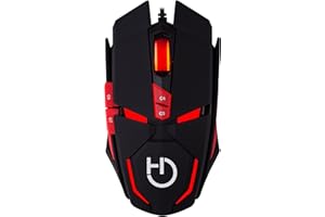 Hiditec Ratón Gaming Alámbrico Micrurus RGB - Sensor Profesional AVAGO A9800 8.100 dpi | Tecnología Gamer OMRON | Ordenador PC - Portátil | Fabricante Español | Incluye Garantía de 2 años