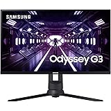 SAMSUNG ODYSSEY G3 24'' Ecran PC Gaming, Dalle VA 24", Résolution Full HD (1920 x 1080), 144 Hz, AMD FreeSync, Noir, Pied ent