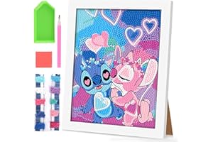 shengo Cartoon Diamond Painting Kits for Kids, Painting Art for Beginners, DIY Diamond Painting Kits, Easy to DIY Creative Diamond Mosaic Sticker Craft for Children Beginners (Style 3)