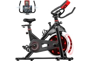 Jupgod X3 Magnetic Exercise Bike for Home Use, 12KG Flywheel Stationary Cycling Bike, LCD Monitor, Heart Rate Sensor, 80MM Steel Construction, 150KG Capacity