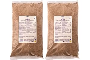 Graines de lin moulues 2 kg nut&me | Source de protéines | Riche en fibres | Sans gluten | Sans conservateurs ni additifs | Pack 2 x 1 kg