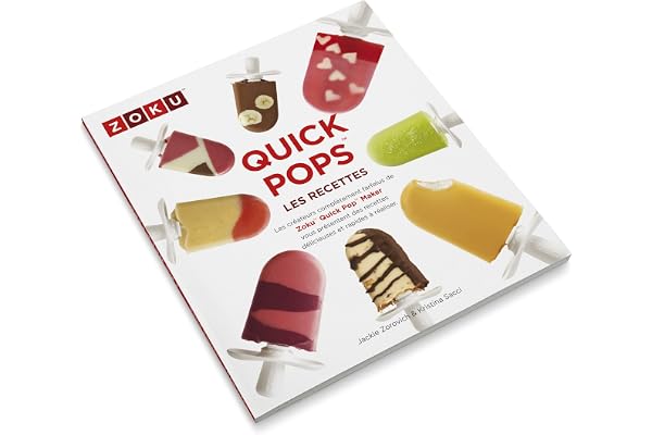 Zoku 500233 Zoku Livre de Recettes Quick Pops pour Esquimaux