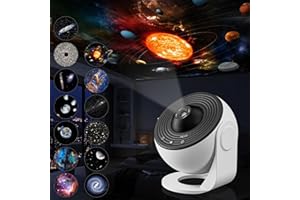 AGSTMG Proiettore stellato soffitto 13 in 1 planetario galassia luce notturna cielo stellato proiettore con sistema solare luna nebbia galassia proiettore con timer per bambini e adulti