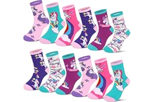 L&K-II 10 pares de calcetines para niñas y niños hechos de algodón al azar para niños con patrón lindo Calcetines para zapatillas de deporte para niños pequeños coloridos 2823