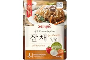 Salsa Japchae de Sempio (60g) - Cocina Coreana Auténtica en Casa. Sabor Dulce y Sabroso para Salteado de Fideos
