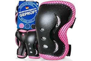 ‎LIEBKERN Liebkern Knieschoner Kinder Schoner Inliner Kinder Knieschützer Inliner Kinder Protektoren Set Schützer Inline Skates Kinder Protektoren Kinder Inliner Schoner Erwachsene Knieschützer Kinder