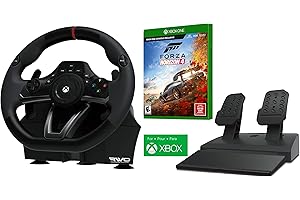 XBOX ONE Volante y Pedales Licencia Original XBOX "Racing Overdrive" + Forza Horizon 4