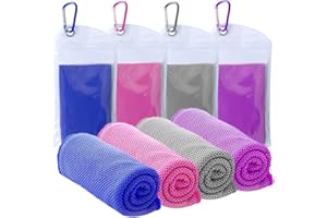 SZELAM Kühlendes Handtuch,EIS-Handtuch,Atmungsaktives,kühles Handtuch,Mikrofaser-Handtuch für Yoga, Fitnessstudio,Training,Sport,Fitness,Laufen,Camping,Wandern