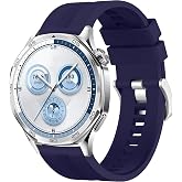Teknoft 22mm ile Uyumlu Saatler i&ccedil;in Şerit Model 46mm Yumuşak Silikon Kordon HUAWEI Watch (GT7 Pro/GT7/GT6 Pro/GT6/GT5 Pro/GT