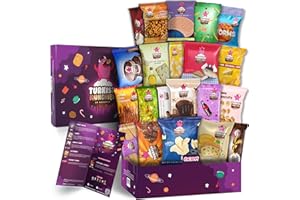 TURKISH MUNCHIES BY MUEKZOIN Maxi Süßigkeiten Box mit 21 Snacks| Ähnlich Amerikanische USA American Candy Box | Aus Aller Welt | Snackbox aus der Türkei | in Originalgröße in einer Süssigkeiten Box