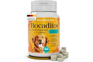 Superior Condroprotector Perros - Ganador DE MÚLTIPLES PREMIOS EN Pruebas - Suplementos para Articulaciones Perros con Glucosamina y MSM, 100 Comprimidos de Natureflow Pets