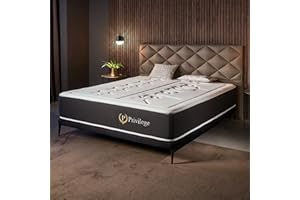 NATURALEX - Matelas Privilege 160x200 - Épais 30 cm - Mousse Haute Résilience + Mémoire de Forme Premium - Blue Latex - Soutien Ferme en 7 Zones - Réversible - Respirant - Fabriqué en Europe