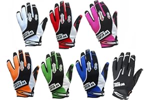 WULF STRATOS GLOVES WULFSPORT STRATOS MOTORBIKE ADULT & KIDS MX GLOVES MOTORBIKE TRIAL Enduro Quad Kart Motocross ATV MTB BMX