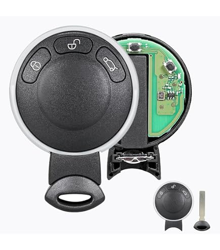 Clé Complète Mini Cooper R50 R53 - Électronique à Programmer, 433MHz