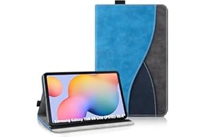 AsWant Custodia per Samsung Galaxy Tab S6 Lite 10.4'' 2024/2022/2020 (SM-P620/P625/P613/P619/P610/P615) - Pelle Ultra Sottile PU Case con Funzione Stand Tablet Protettiva (Blu)