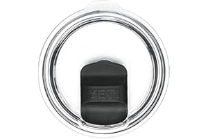 YETI Rambler - Tapa Magslider, color negro, tamaño mediano