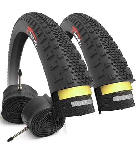 YunSCM 2Pcs Pliables 28 Pouces Pneus 28x1.60 700x40C ETRTO 42-622 Et 700C Chambre à Air AV48mm Schrader Valve Compatible 40-622 700x38C 700x40C 700x42C Pneu De Vélo Et Chambres à Air