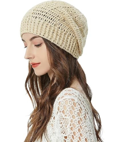 Cappello Slouch Unisex In Cotone Morbidissimo - Berretto A Turbante Per Uomo E Donna - Grigio
