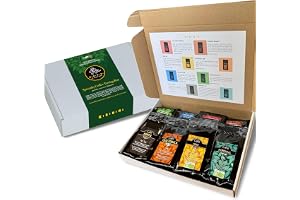 Kiribiri Specialitet Kaffedegsutationslåda, 8 x 100g Bönor från Brasilien, Colombia, Costa Rica, Etiopien, Kenya, Peru, Honduras och Guatemala