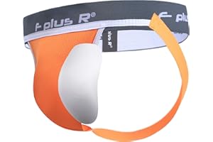 F plus R Men's Athletic Supporter Jockstrap with Cup Pocket 2 Inch Waistband