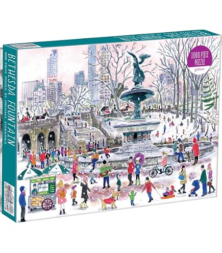 Galison 1000-Teile-Puzzle „Cherry Blossoms“ Von Michael Storrings – Kirschblüten In Washington DC