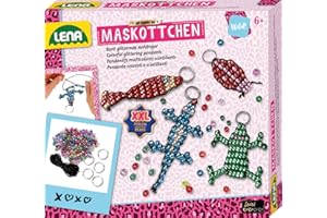 Lena 42688 - Bastelset für 4 Maskottchen mit 290 Perlen