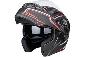 ‎JIEKAI Helm für Motorräder Full-Face Motorcycle Helmet Tragbarer Integralhelme Flip-up Motorradhelm Zertifizierung von ECE