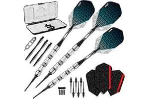 VIPER BY GLD PRODUCTS Viper Diamond 90% Tungsten Soft Tip Darts with Storage/Travel Case