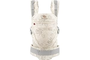 manduca XT Baby Carrier - Porte Bebe - Siège ajustable, s'étend du nouveau-né au tout-petit - Porte bébé avec 3 options de portage, Botanic Vanilla