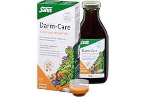 ‎SALUS Salus - Darm-Care Curcuma Bioaktiv Tonikum - 1x 250 ml Tonikum - Nahrungsergänzungsmittel mit Calcium, Magnesium und Vitamin D3 - Für Darmgesundheit, Verdauung und Immunsystem