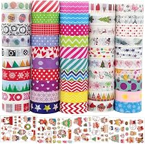 La Casa Del Artesano-Cinta Adhesiva De Papel Decorativa Washi Tape Scrapbooking Set X5 Rollos 15mms Combinacion 06 La Casa Del Artesano-Cinta Adhesiva De Papel Decorativa Washi Tape Scrapbooking Set X5 Rollos 15mms Combinacion 06