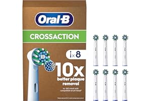 ‎ORAL-B Oral-B Pro Cross Action Końcówki do szczoteczek elektrycznych, opakowanie 8 szt. o wielkości odpowiedniej do umieszczenia w skrzynce pocztowej