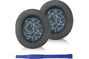 Adhiper Arctis 7 Ear Pads Compatible with SteelSeries Arctis 1/Arctis 3/Arctis 5/Arctis 7/Arctis 7P/Arctis Pro/Arctis 9/Arctis 9X/Arctis Prime Replacement Ear Pads Cushions (Blue print)