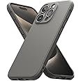 Ringke Onyx Compatible with iPhone 15 Pro Max Case Cover Rugged Flexible Durable Anti-Slip TPU Protection Shockproof iPhone 15 Pro Max Back Cover - Gray
