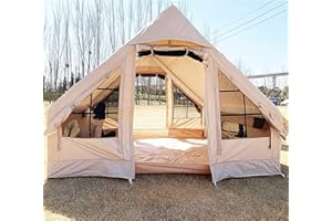 Baralir Tenda da campeggio per 4 persone, gonfiabile, per tipi, esterni, pop-up, montaggio rapido in 2 minuti, di lusso 6,3 metri quadrati