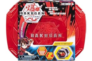 BAKUGAN 6045138 / #20115348 - Storage Case, walizka do przechowywania z ekstra Basic Ball, Dragonoid (czerwona)