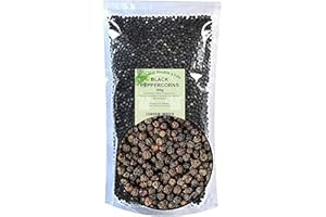 Natural Health 4 Life Dried Spices Whole Black Peppercorns Seasoning 500 g in Resealable Pouch (1 Pouch)
