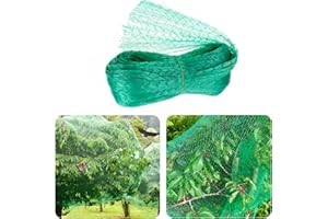 ZUGHXMS Filet Anti Oiseaux, 4 * 10m Vert Jardin Oiseau Filet de pour Plante Filet de Protection, Ténacité Nouvelle matière Anti-âge, Filet Protection Piscine, Protéger Les Plantes, Les Fruits, Les Fleurs