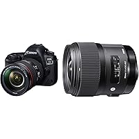 Canon EOS 5D Mark IV 30.4 MP Digital SLR Camera (Black) with Canon 24-105mm is II USM Lens and Sigma 35mm F/1.4 DG HSM…