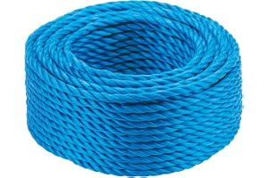 Draper 30 m x 6 mm polypopylenrep | Multifunktionssladd | Väderbeständigt Monofilament