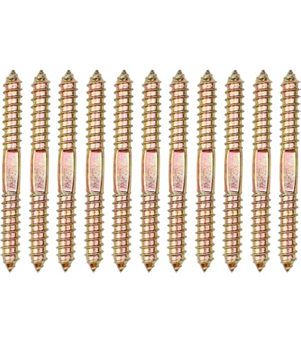 Viti A Doppio Filetto M8 X 80mm - Confezione Da 20 Pezzi | Per Collegamenti Legno E Mobili - Foto 6