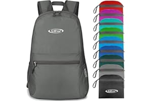G4Free Sac à dos pliable ultra léger de 20 l pour hommes, femmes et enfants pour la randonnée, les voyages